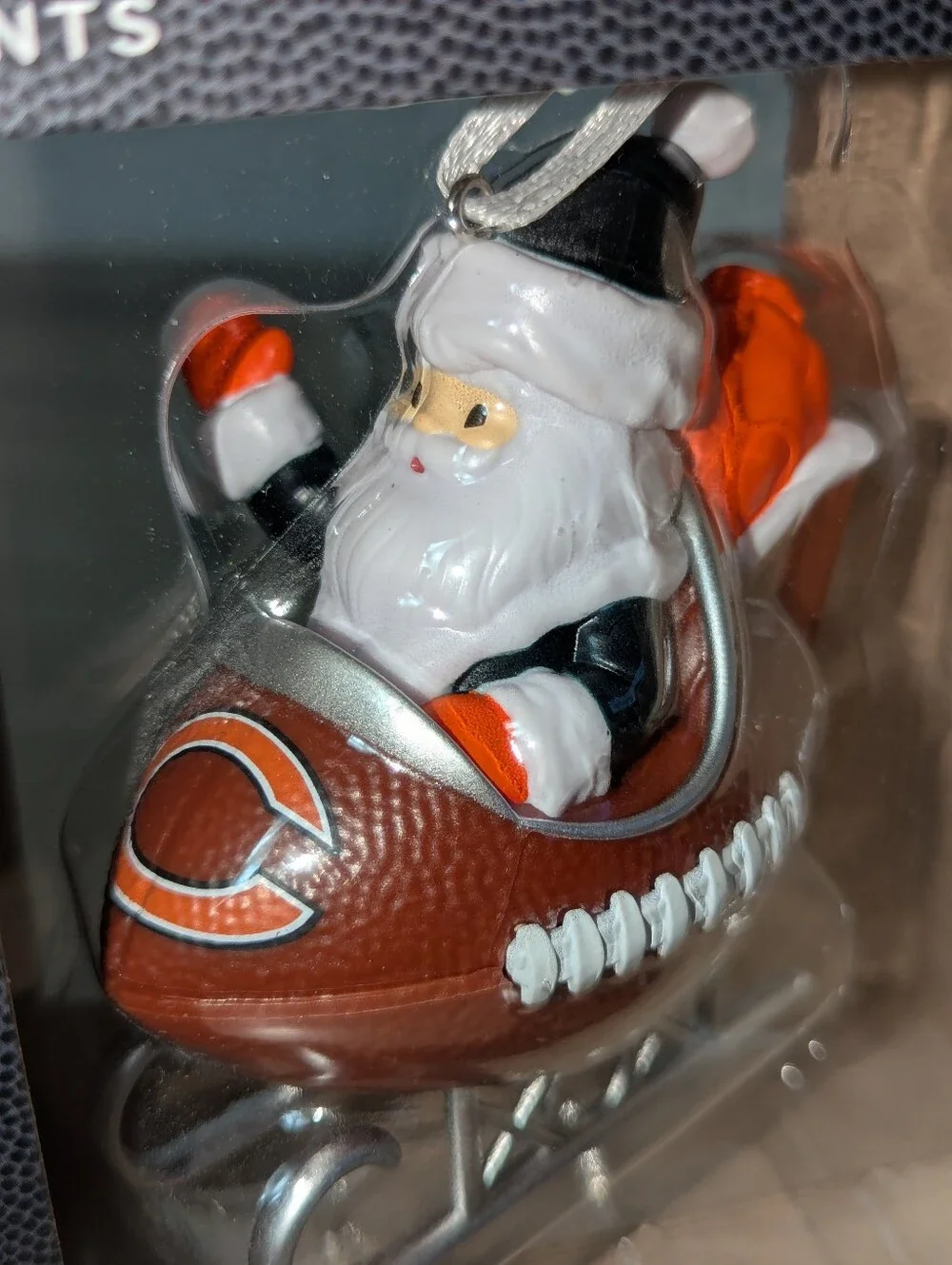 NIB Hallmark NFL Chicago Bears Santa Sled Ornament
